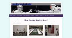 Desktop Screenshot of lonestarfencingcenter.org